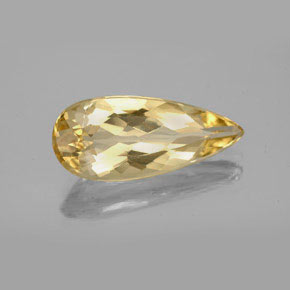 Béryl doré Jaune naturelle En forme de poire, 4.11 ct, VVS