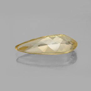 Béryl doré Jaune naturelle En forme de poire, 4.11 ct, VVS