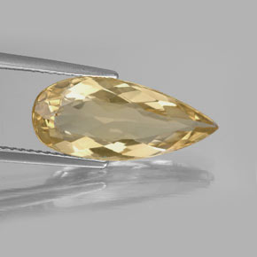 Béryl doré Jaune naturelle En forme de poire, 4.41 ct, VS-SI