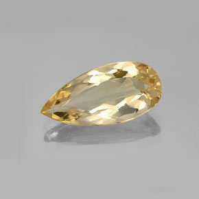 Béryl doré Jaune naturelle En forme de poire, 3.93 ct, VVS