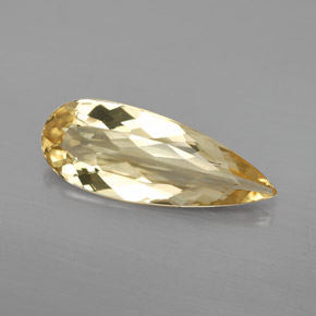 Béryl doré Jaune naturelle En forme de poire, 3.75 ct, VVS