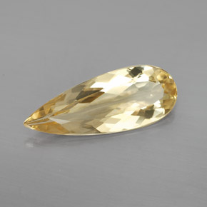 Béryl doré Jaune naturelle En forme de poire, 3.75 ct, VVS