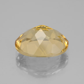 Béryl doré jaune naturelle coupe ovale, 4,17 ct, VS