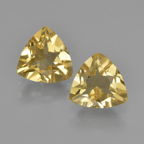 Achetez naturel 2.76ct Jaune Béryl doré gems, Trillion, En provenance Madagascar chez GemSelect. En stock, livraison internationale!