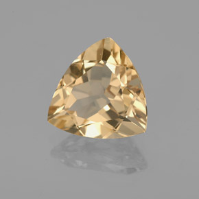 Béryl doré jaune naturelle trillion, 2,88 ct, VVS