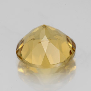 Béryl doré jaune naturelle coupe roude, 3,53 ct, VS