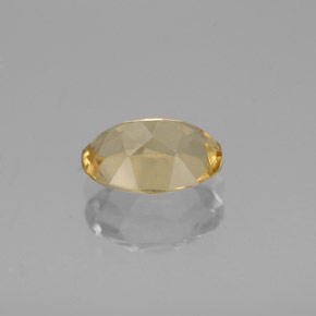Béryl doré jaune naturelle coupe ovale, 1,13 ct, VVS-VS