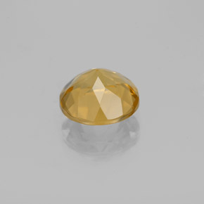 Béryl doré jaune naturelle coupe roude, 1,67 ct, VVS-VS