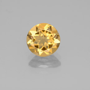 Béryl doré jaune naturelle coupe roude, 1,20 ct, VS