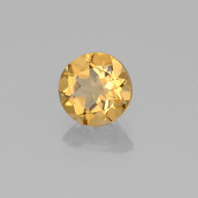 Béryl doré jaune naturelle coupe roude, 1,20 ct, VS