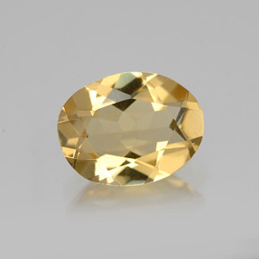 Béryl doré Jaune naturelle Coupe ovale, 1.65 ct, VS
