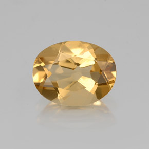 Béryl doré Jaune naturelle Coupe ovale, 1.57 ct, VVS-VS