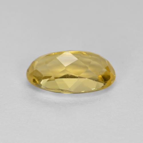 Béryl doré Orange Doré naturelle Coupe ovale, 1.47 ct, VVS-VS