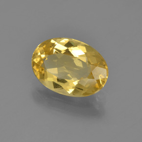 Béryl doré Jaune naturelle Coupe ovale, 1.80 ct, VS