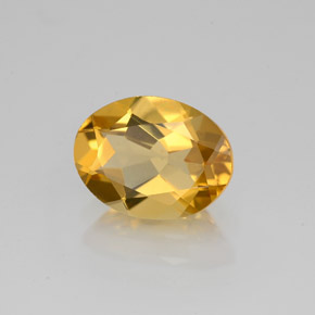 Béryl doré jaune naturelle coupe ovale, 1,76 ct, VVS-VS