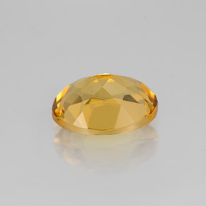 Béryl doré jaune naturelle coupe ovale, 1,76 ct, VVS-VS
