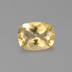 Béryl doré jaune naturelle coupe coussin, 1,95 ct, VS