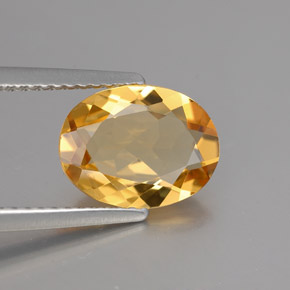 Béryl doré Jaune naturelle Coupe ovale, 1.84 ct, VS