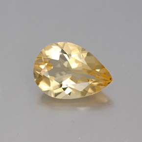 Béryl doré Jaune naturelle En forme de poire, 1.75 ct, VVS-VS