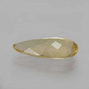 Béryl doré doré naturelle en forme de poire, 2,66 ct, VS