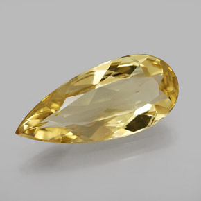 Béryl doré Jaune naturelle En forme de poire, 2.39 ct, VVS-VS