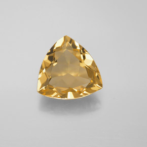 Béryl doré jaune naturelle trillion, 2,67 ct, VVS