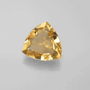 Béryl doré jaune naturelle trillion, 2,67 ct, VVS