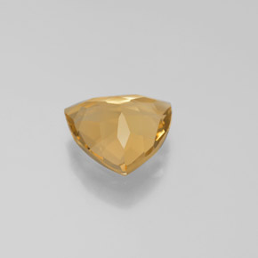 Béryl doré jaune naturelle trillion, 2,67 ct, VVS