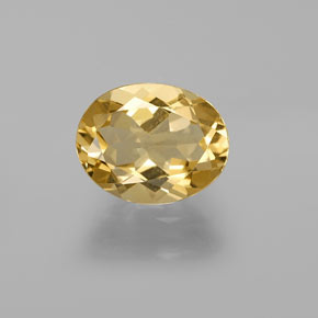 Béryl doré Jaune naturelle Coupe ovale, 2.03 ct, VVS
