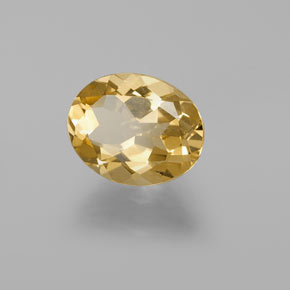 Béryl doré Jaune naturelle Coupe ovale, 2.03 ct, VVS