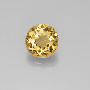 Béryl doré Jaune naturelle Coupe roude, 2.88 ct, VVS-VS