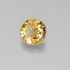 Béryl doré Jaune naturelle Coupe roude, 2.88 ct, VVS-VS