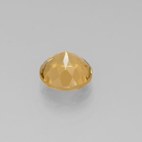 Béryl doré jaune naturelle coupe roude, 2,85 ct, VVS