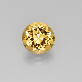 Béryl doré Jaune naturelle Coupe roude, 2.85 ct, VVS