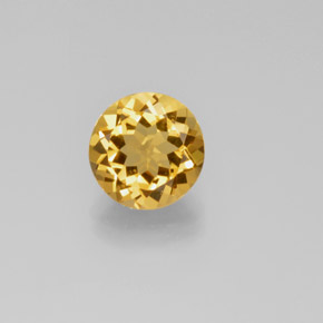Béryl doré jaune naturelle coupe roude, 2,40 ct, VS