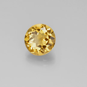 Béryl doré jaune naturelle coupe roude, 2,40 ct, VS