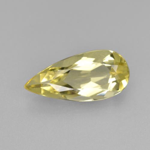 Béryl doré Jaune moyen-léger naturelle En forme de poire, 1.86 ct, VVS