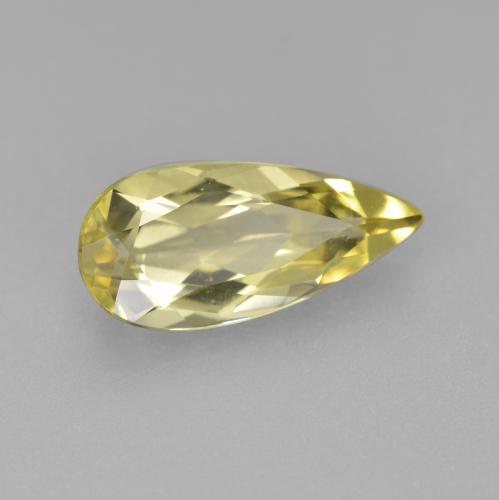 Béryl doré Jaune moyen-léger naturelle En forme de poire, 1.86 ct, VVS