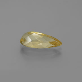 Béryl doré jaune naturelle en forme de poire, 2,12 ct, VVS