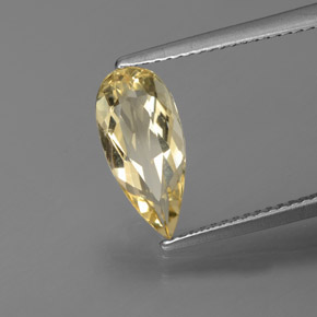 Béryl doré Jaune naturelle En forme de poire, 1.51 ct, VVS