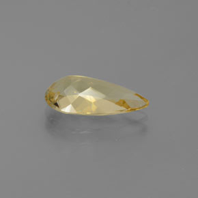 Béryl doré jaune naturelle en forme de poire, 2,13 ct, VVS