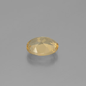 Béryl doré jaune naturelle coupe ovale, 1,72 ct, VVS