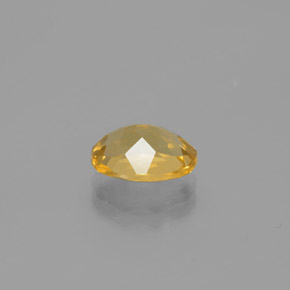 Béryl doré jaune naturelle coupe ovale, 1,83 ct, VVS