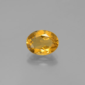 Béryl doré Jaune naturelle Coupe ovale, 1.70 ct, VVS-VS