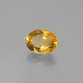 Béryl doré Jaune naturelle Coupe ovale, 1.70 ct, VVS-VS