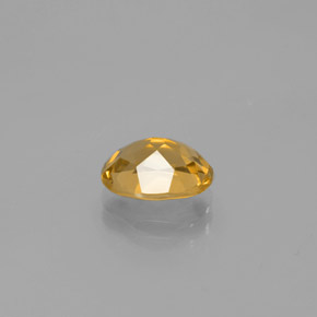 Béryl doré jaune naturelle coupe ovale, 1,68 ct, VVS-VS