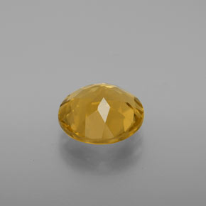 Béryl doré jaune naturelle coupe roude, 3,29 ct, VVS-VS