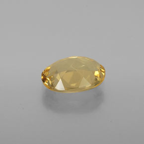 Béryl doré doré naturelle coupe ovale, 1,35 ct, VVS-VS
