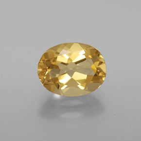 Béryl doré Jaune naturelle Coupe ovale, 1.86 ct, VVS-VS