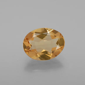 Béryl doré doré naturelle coupe ovale, 1,46 ct, VVS-VS